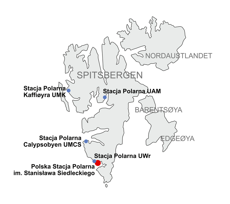 stacje spistbergen